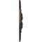 Ekena Millwork Bordeaux Deluxe Ceiling Medallion (Fits Canopies up to 4"), 23 5/8"OD x 3"ID x 2"P, Stone Hearth CM23BOSHF - alternate 4